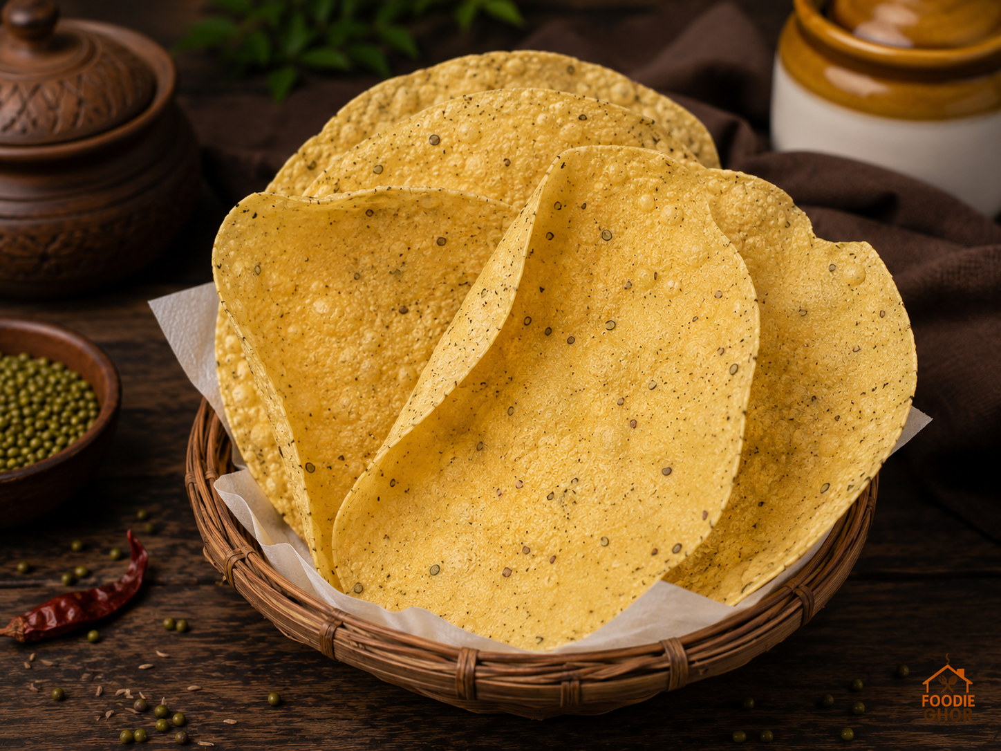 দিনাজপুরের ঐতিহ্যবাহী মুগডালের পাপড়